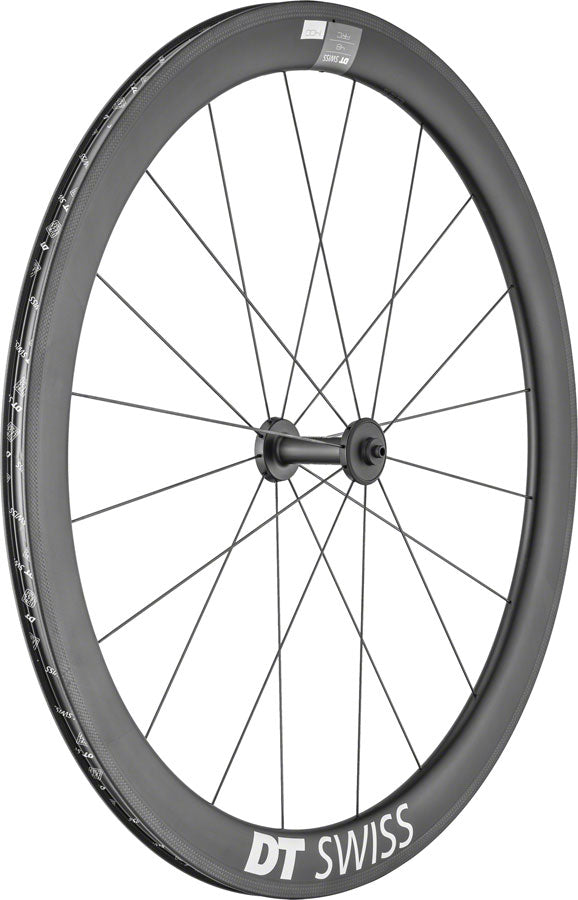 DT Swiss ARC 1400 DiCut 48 Front Wheel - 700c, QR x 100mm, Rim Brake, Black