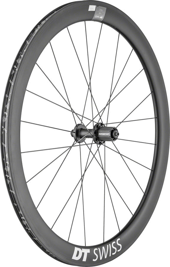 DT Swiss ARC 1400 DiCut 48 Rear Wheel - 700c, QR x 130mm, Rim Brake, HG 11 Road, Black