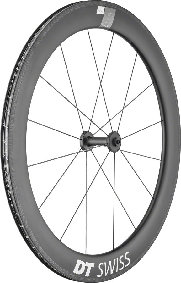 DT Swiss ARC 1400 DiCut 62 Front Wheel - 700c, QR x 100mm, Rim Brake, Black