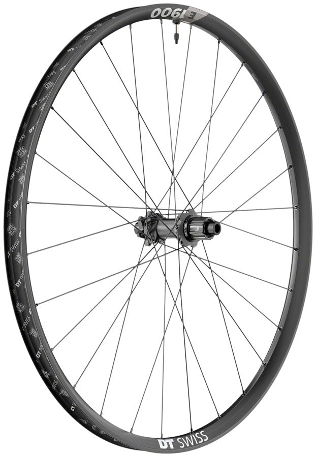 DT Swiss E 1900 Spline 30 Rear Wheel - 27.5", 12 x 148mm, 6-Bolt, Micro Spline, Black