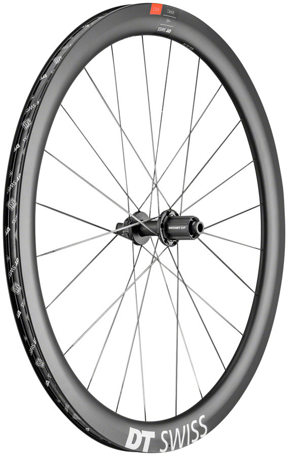 DT Swiss ERC 1100 DiCut 45 Rear Wheel - 700c, 12 x 142mm, Center-Lock, HG 11 Road/XDR, Black