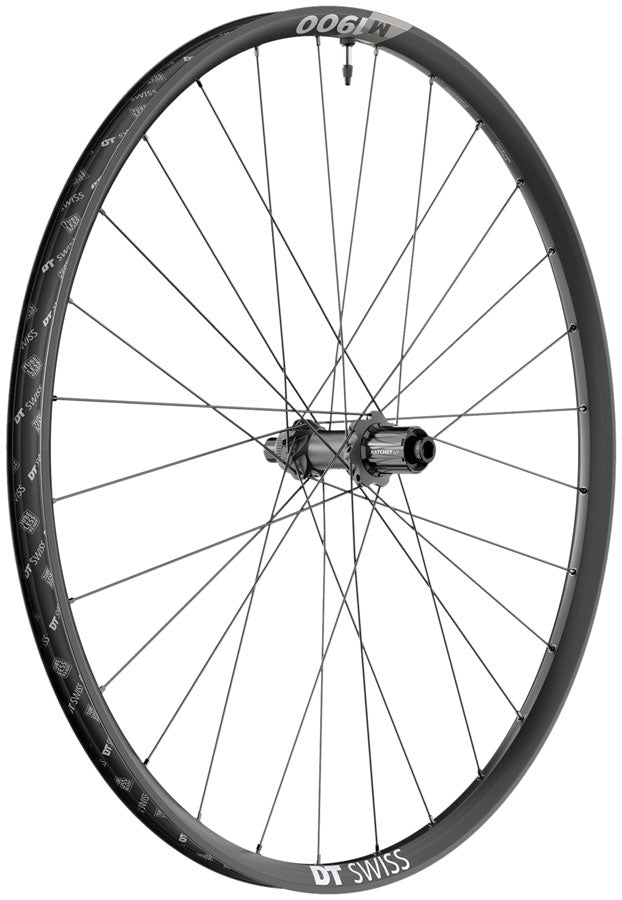 DT Swiss M 1900 Spline 30 Rear Wheel - 29", 12 x 148mm, Center-Lock, HG 11 MTN, Black