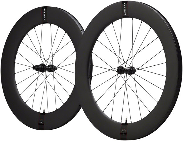 Reserve Wheels Reserve 77/88 Wheelset - 700, 12 x 100/12 x 142, Center-Lock, XDR, Carbon, DT 240-0