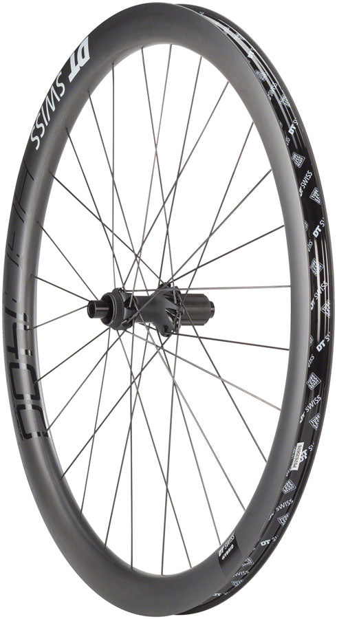 DT Swiss HGC 1400 Spline 42 Rear Wheel - 700, 12 x 142, Center-Lock, HG/XDR, Black