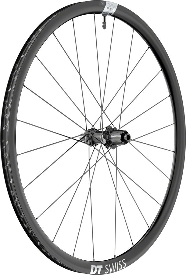 DT Swiss E 1800 Spline 30 Rear Wheel - 700c 12 x 142mm Center-Lock HG 11 Road Ratchet LN 18 BLK