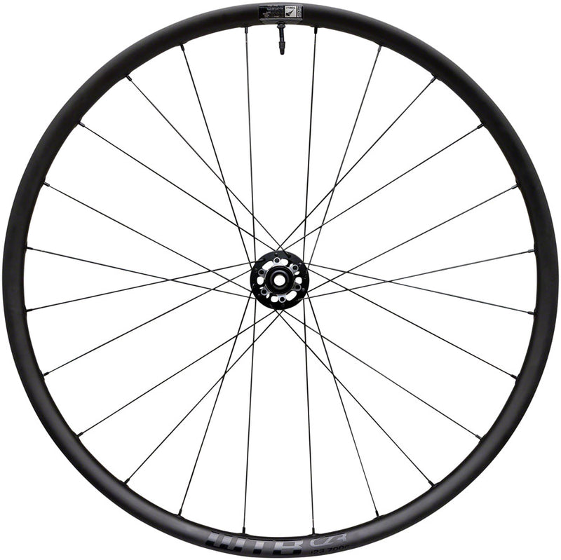 WTB CZR i23 Front Wheel - 700, 12 x 100mm, Center-Lock, Black, 28H