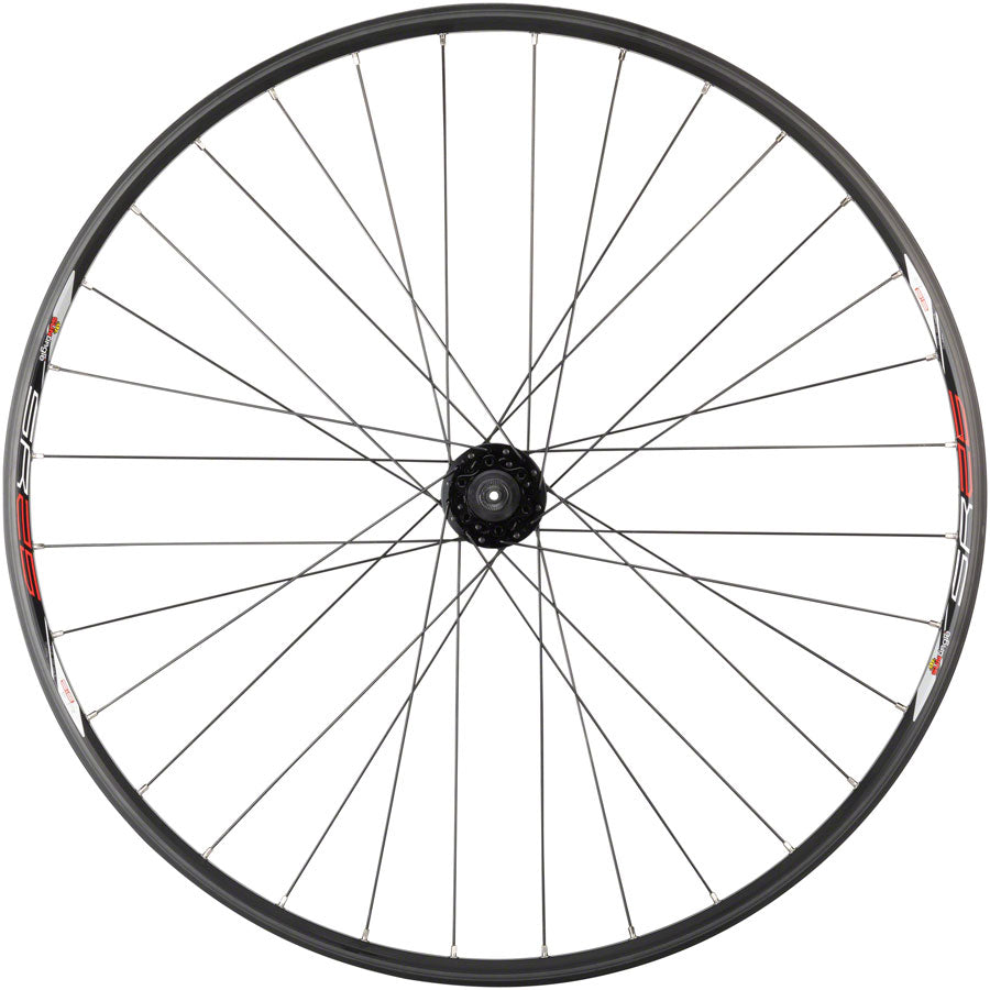 Quality Wheels Value Double Wall Series Disc Rear Wheel - 29", QR x 135mm, 6-Bolt, HG 10, Black, Clincher