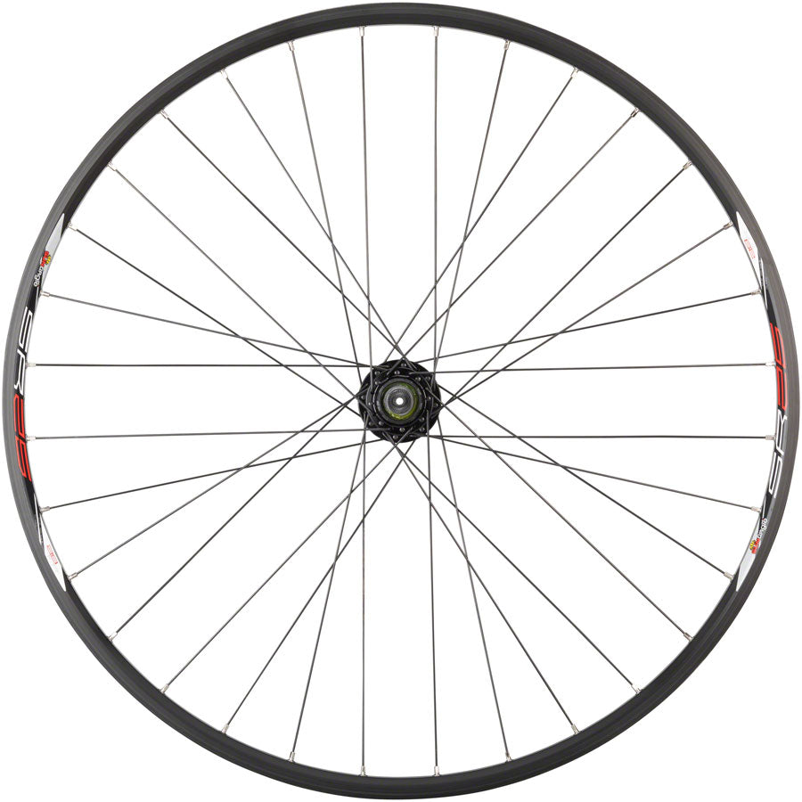 Quality Wheels Value Double Wall Series Disc Rear Wheel - 29", QR x 135mm, 6-Bolt, HG 10, Black, Clincher