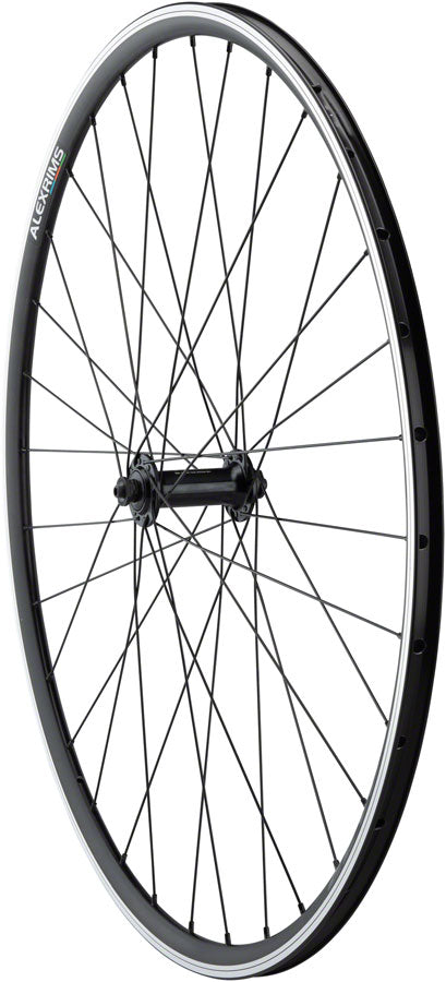 Quality Wheels Tiagra/DA22 Front Wheel - 700, QR x 100mm, Rim Brake, Black, Clincher