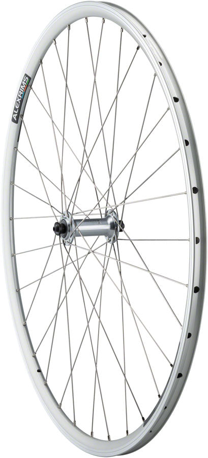 Quality Wheels Tiagra/DA22 Front Wheel - 700, QR x 100mm, Rim Brake, Silver, Clincher