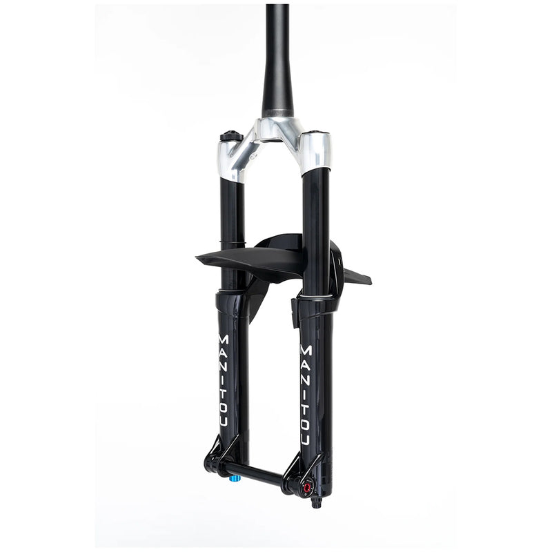 Manitou Machete JUNIT Pro Suspension Fork - 24", 100 mm, 15 x 110 mm, 44 mm Offset, Gloss Black, Straight Steerer