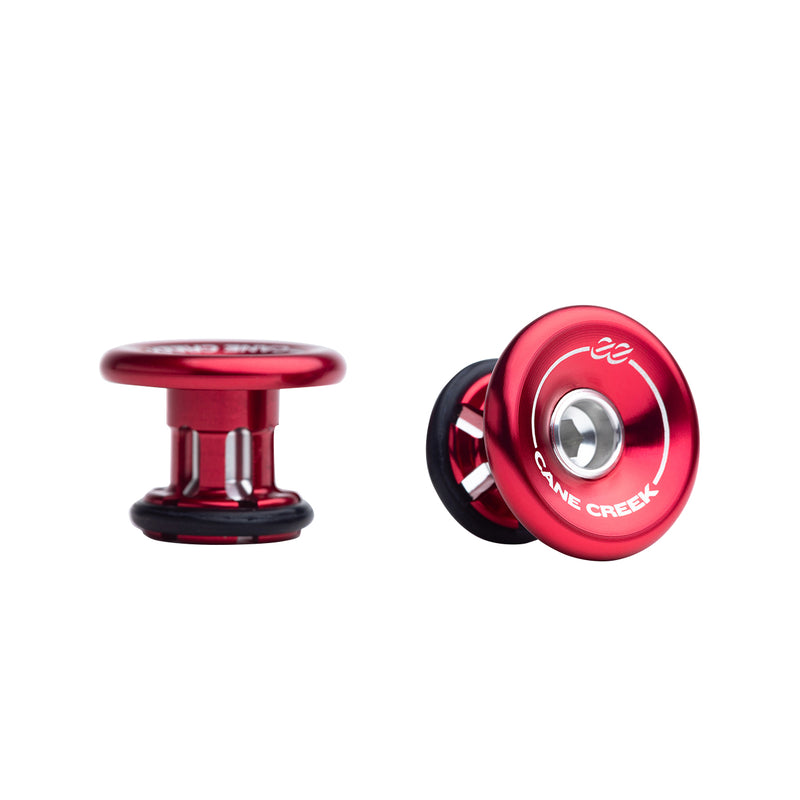 Cane Creek eeBarKeep Bar End Plugs - Pair, Red