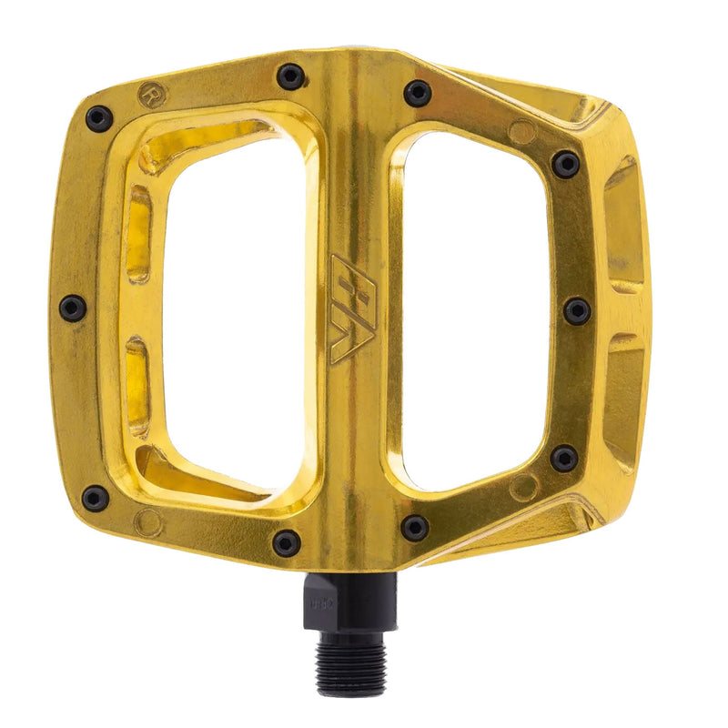 DMR V8 Pedals - Platform, Aluminum, 9/16", Fools Gold