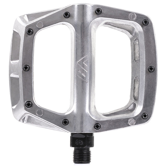 DMR V8 Classic DU Pedals - Platform, Aluminum, 9/16", Silver