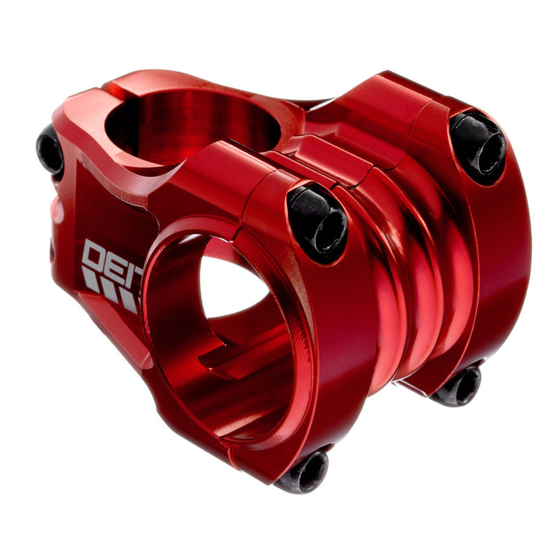 DEITY Copperhead Stem - 35mm, 35 Clamp, +/-0, 1 1/8", Aluminum, Red