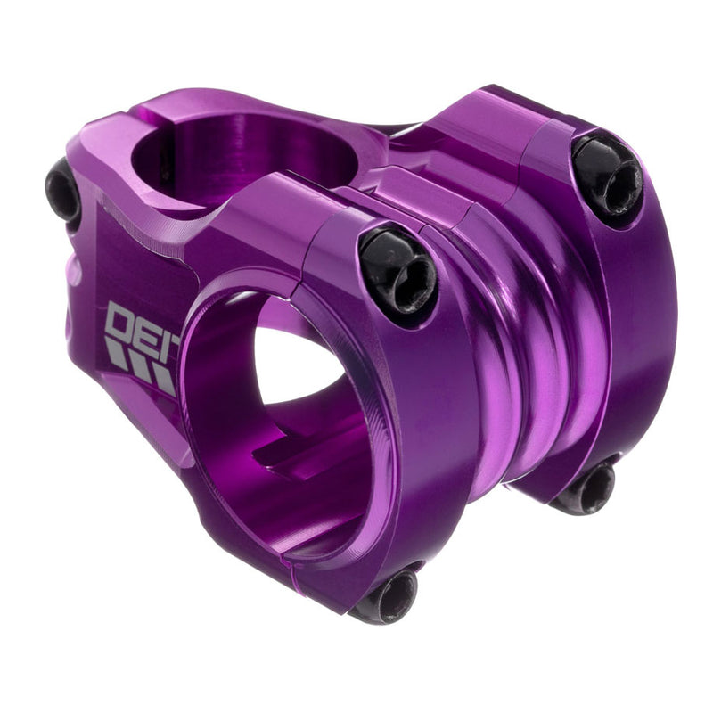 DEITY Copperhead Stem - 35mm, 35mm Clamp, +/-0, 1 1/8", Purple