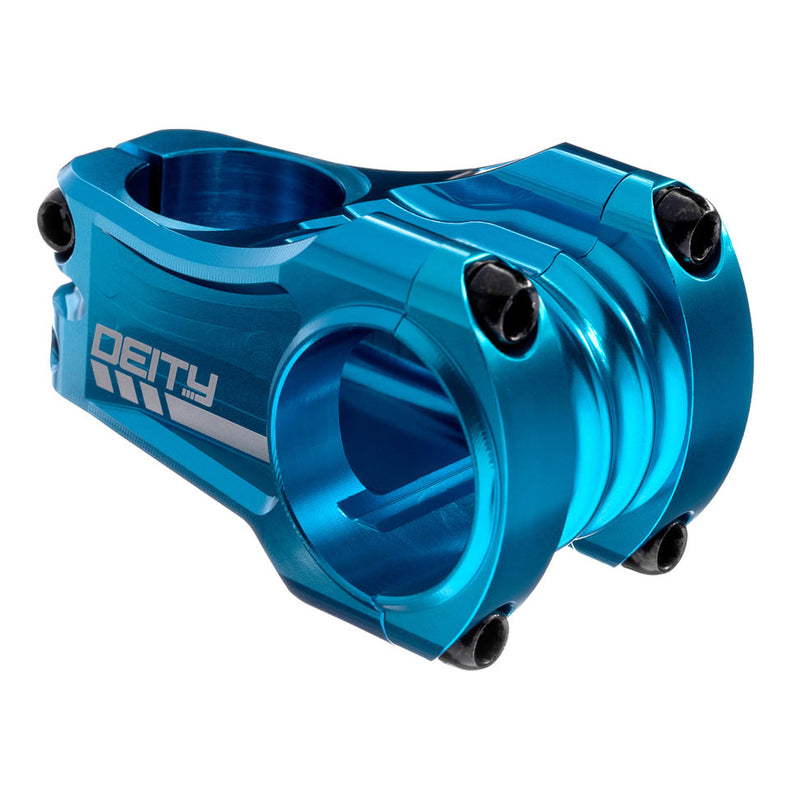 DEITY Copperhead Stem - 50mm, 35 Clamp, +/-0, 1 1/8", Aluminum, Blue