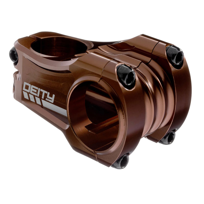 DEITY Copperhead Stem - 50mm, 35 Clamp, +/-0, 1 1/8", Aluminum, Bronze