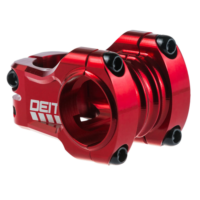 DEITY Copperhead Stem - 35mm, 31.8 Clamp, +/-0, 1 1/8", Aluminum, Red