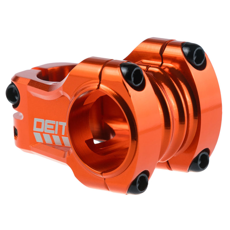 DEITY Copperhead Stem - 35mm, 31.8 Clamp, +/-0, 1 1/8", Aluminum, Orange