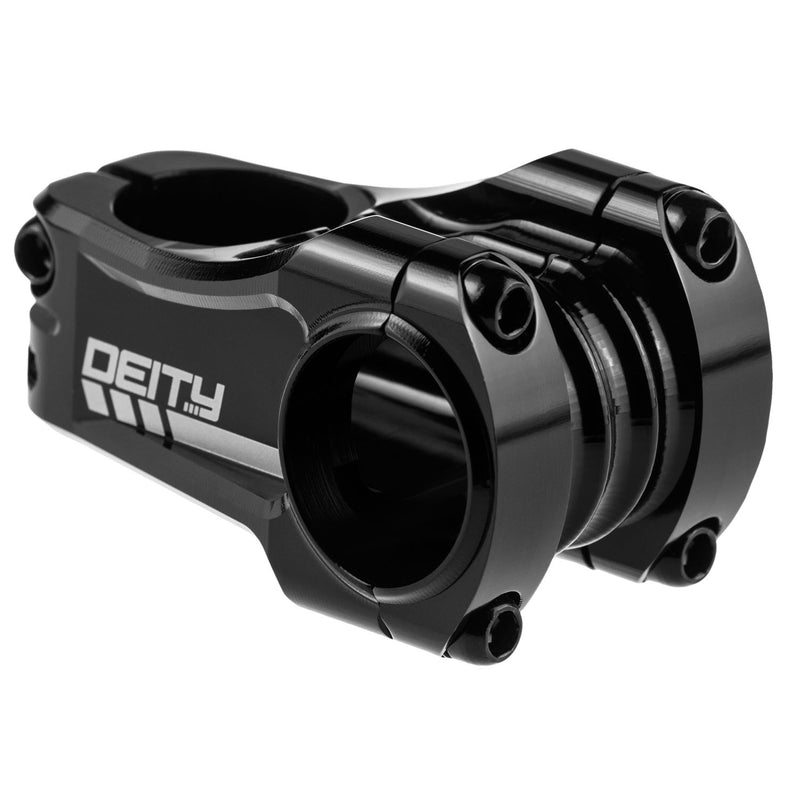 DEITY Copperhead Stem - 50mm, 31.8 Clamp, +/-0, 1 1/8", Aluminum, Black