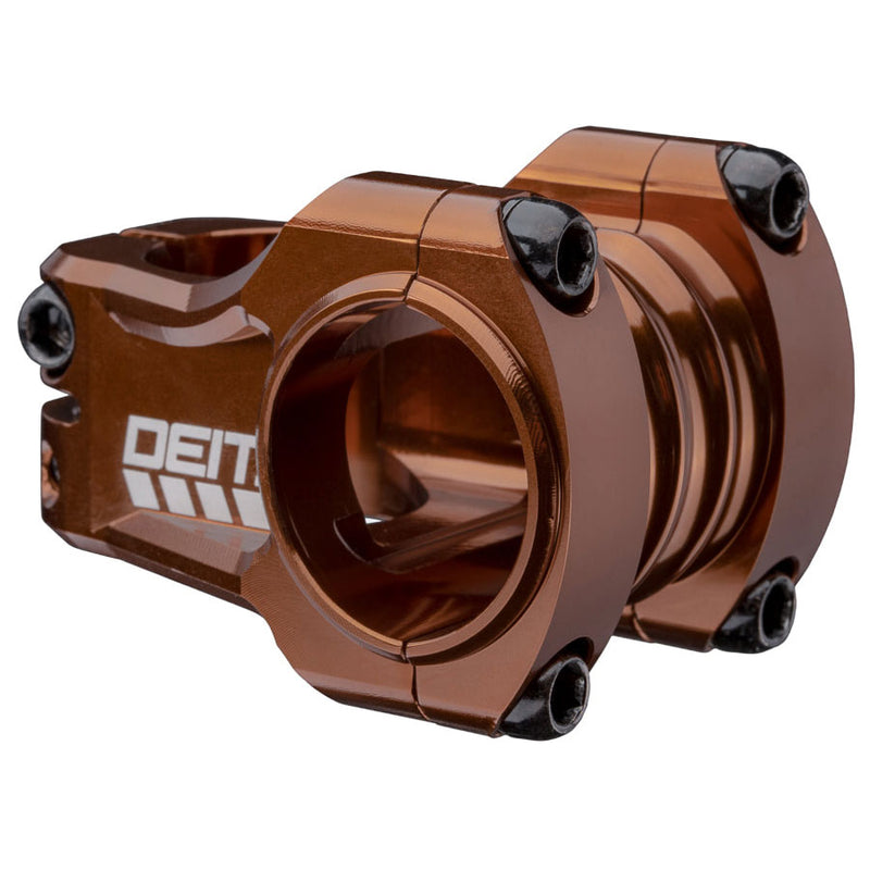 DEITY Copperhead Stem - 35mm, 31.8 Clamp, +/-0, 1 1/8", Aluminum, Bronze