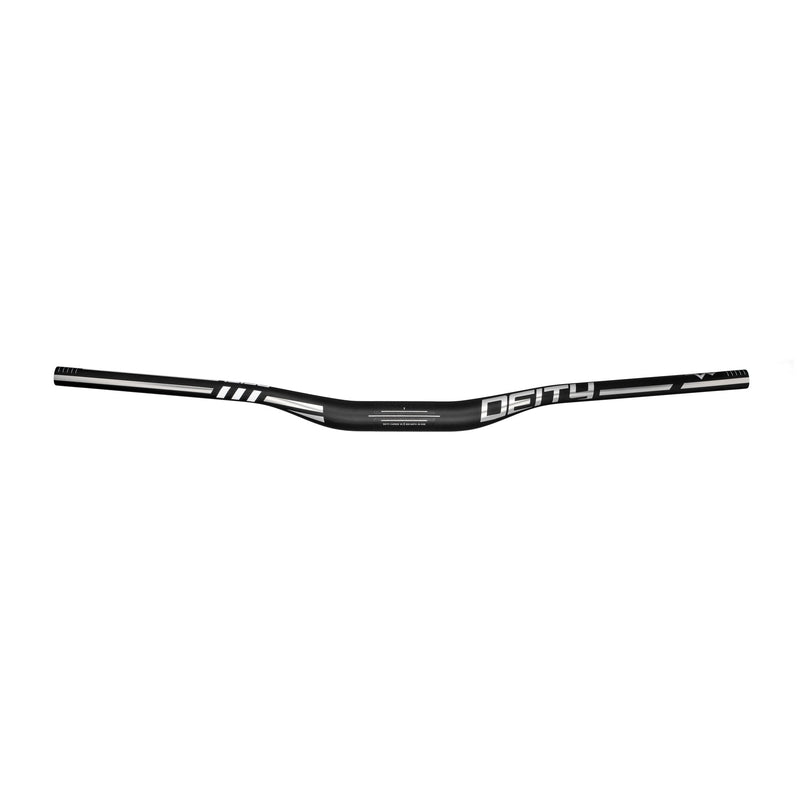 DEITY Skywire 35 Handlebar: 25mm Rise, 800mm Width, 35mm Clamp, Black w/Chrome