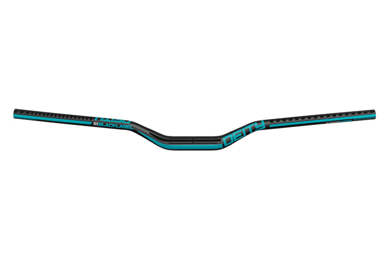 DEITY Blacklabel 800 Handlebar - 15mm Rise, 800mm Width, 31.8mm Clamp, Turquoise