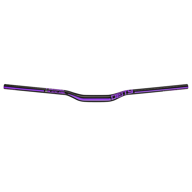 DEITY Blacklabel Handlebar - 25mm Rise, 800mm Width, 31.5mm Clamp, Purple