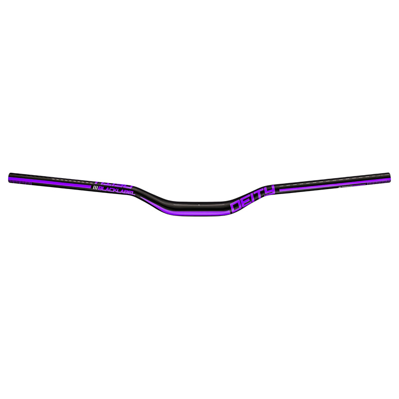 DEITY Blacklabel Handlebar - 38mm Rise, 800mm Width, 31.8mm Clamp, Purple