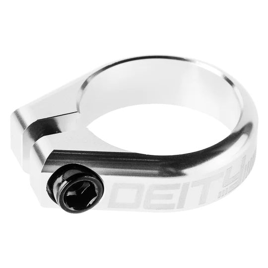 DEITY Curcuit Seatpost Clamp - 34.9mm, Silver