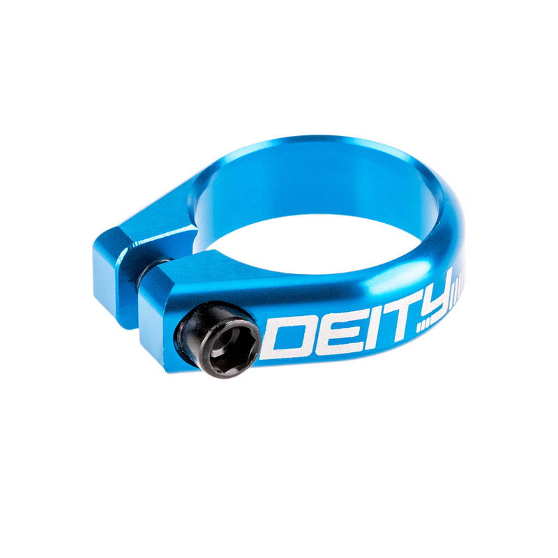 DEITY Circuit Seatpost Clamp - 34.9mm, Blue