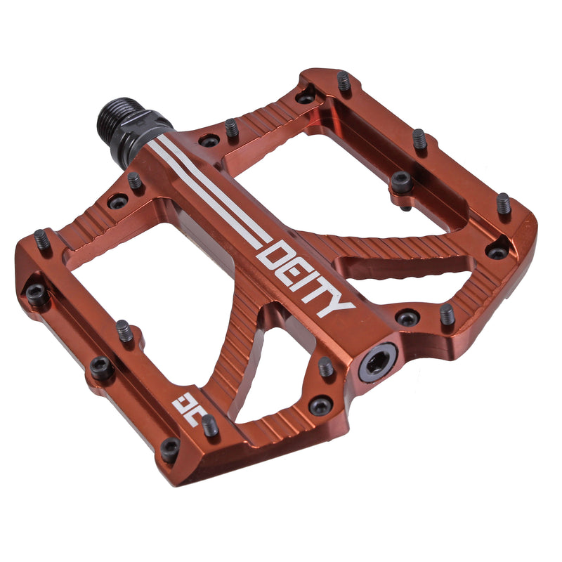 DEITY Bladerunner Pedals - Platform, Aluminum, 9/16", Bronze