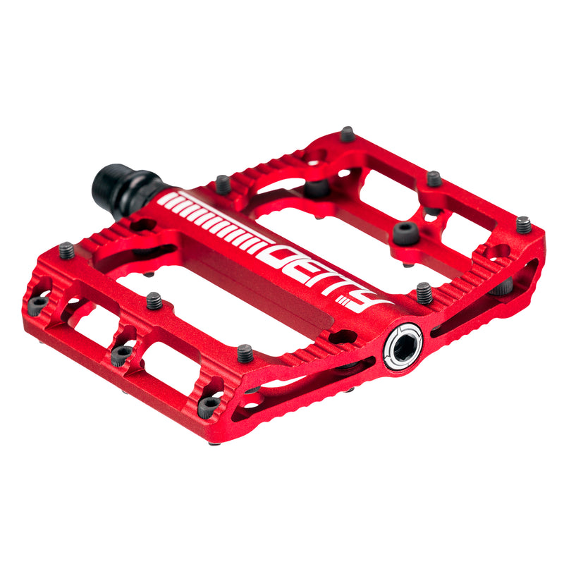 DEITY Black Kat Pedals - Platform, Aluminum, 9/16", Red