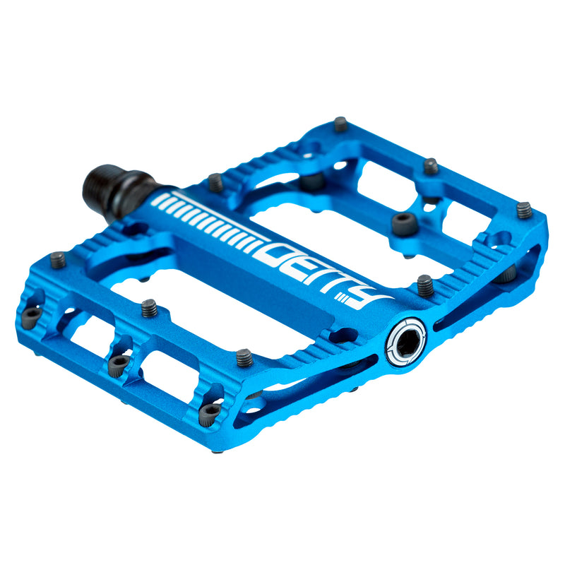 DEITY Black Kat Pedals - Platform, Aluminum, 9/16", Blue