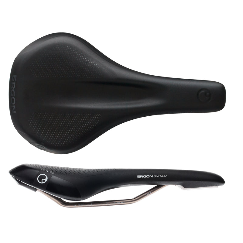 Ergon SFC3 Gel Saddle - Steel, Black, Small