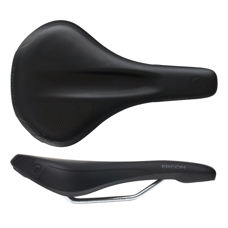 Ergon SFC3 Gel Saddle - Steel, Black, Large