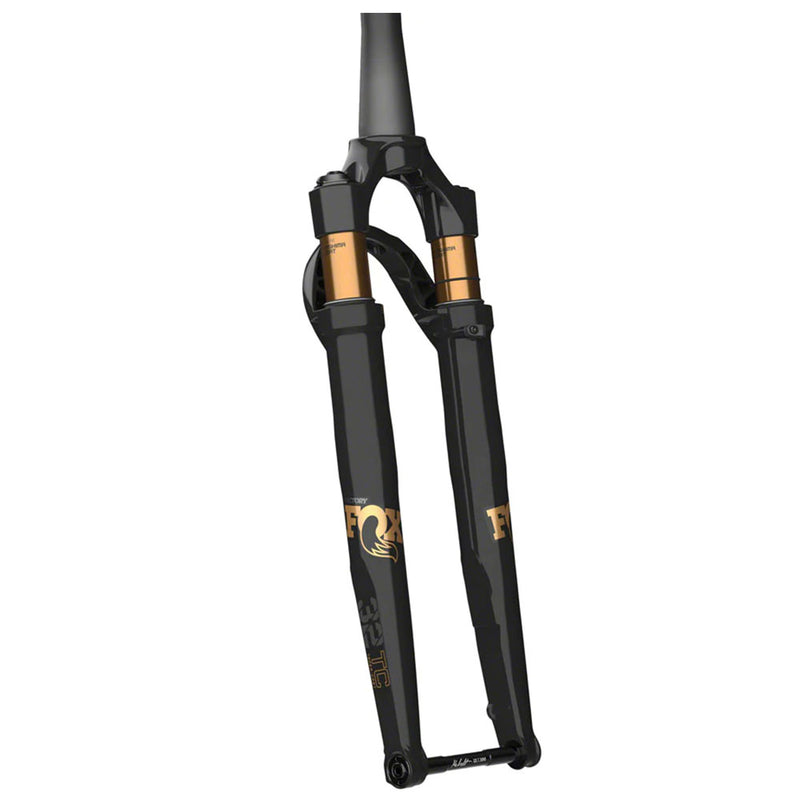 FOX 32 Taper-Cast Factory Suspension Fork - 700c, 40 mm, 12 x 100 mm, 50 mm Offset, Shiny Black, FIT4, 3-Position