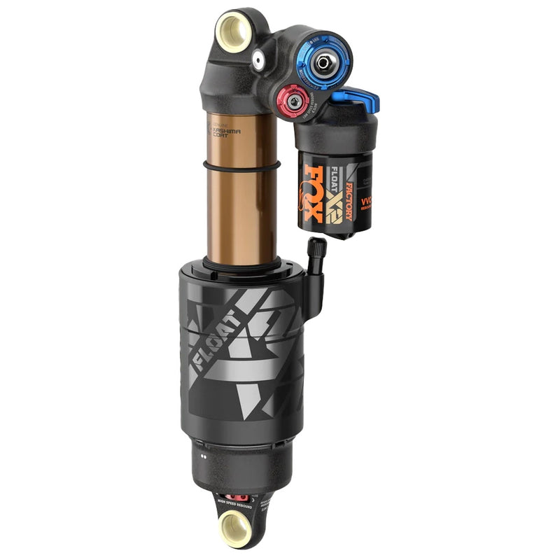 FOX FLOAT X2 Factory Rear Shock - Metric, 230 x 57.5 mm, 2-Position Lever, Kashima Coat