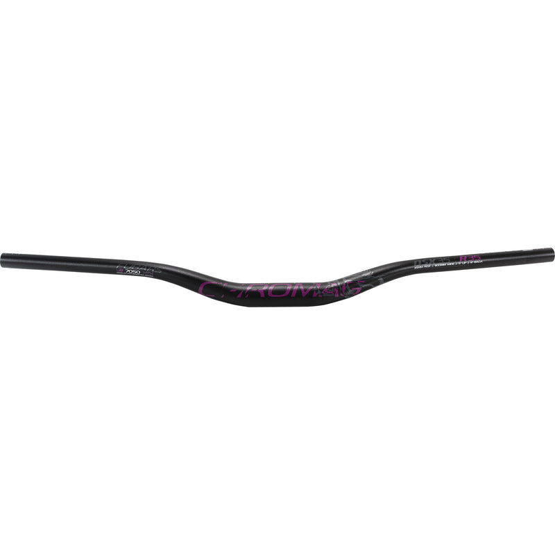 Chromag Fubars OSX 35 Handlebar - Aluminum, 35mm Rise, 35mm, 800mm, Black/Purple