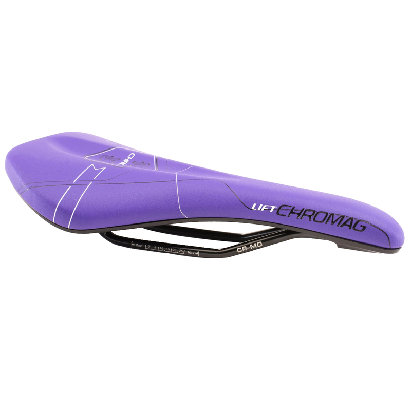 Chromag Lift Saddle - Chromoly, Purple