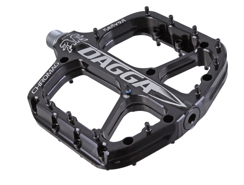 Chromag Dagga Pedals - Platform, Aluminum, 9/16", Black