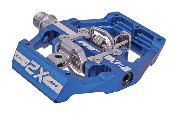 HT Pedals X2 Clipless Platform Pedals CrMo - Royal Blue