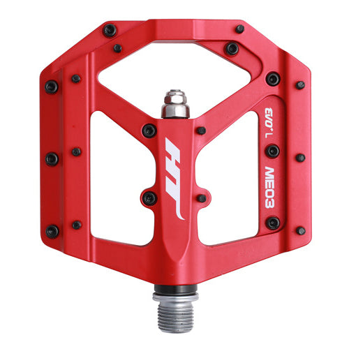 HT Pedals ME03 Evo+ Platform Pedals, CrMo - Matte Red