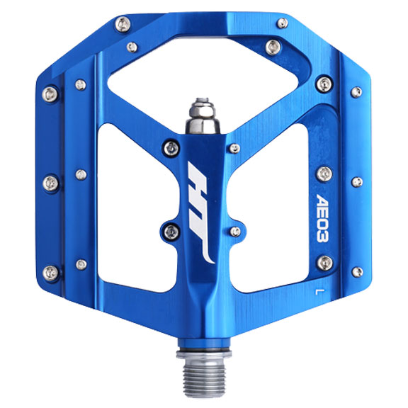 HT Pedals AE03 Evo+ Platform Pedals CrMo - Royal Blue