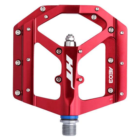 HT Pedals AE03 Evo+ Platform Pedals CrMo - Red