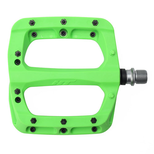 HT Pedals PA03A Platform Pedals CrMo - Green