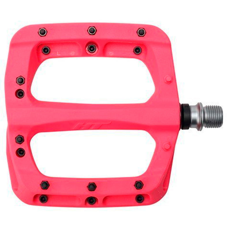 HT Pedals PA03A Platform Pedals CrMo - Neon Pink