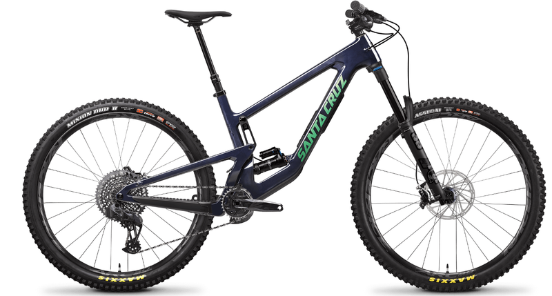 2022 Santa Cruz Megatower 2 Carbon C 29" Complete Mountain Bike - GX AXS Build, Large, Trans Blue