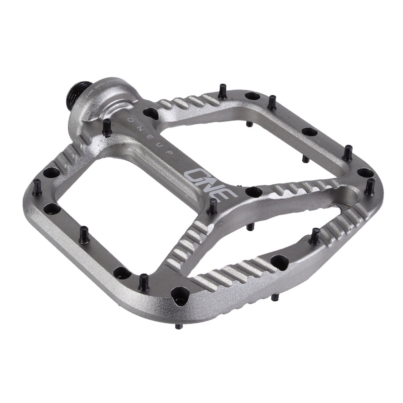 OneUp Components Aluminum Platform Pedals, Grey